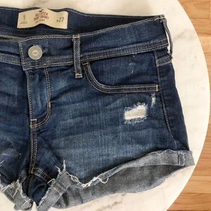 Low-Rise Jean Shorts